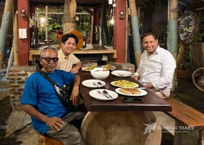 Dinner after Birding in Onong Homestay Tomohon
