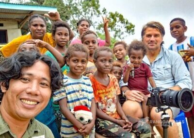 Spending time with locals in Arfak