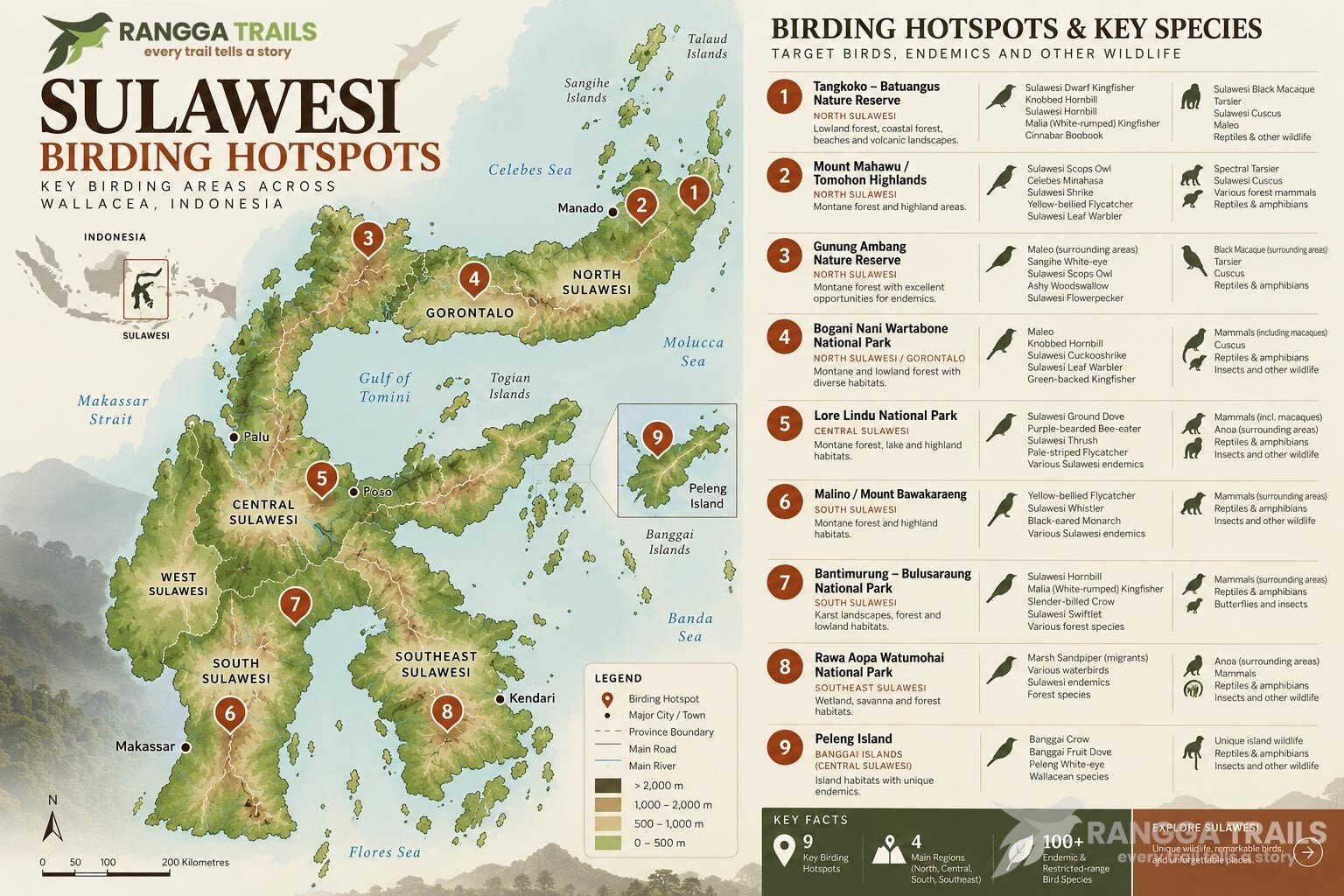 Sulawesi | Infographic Map Sulawesi | Infographic Map